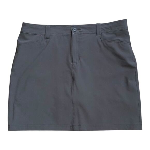 EDDIE BAUER Womens Size 12 Gray Polyester Blend Active Golf Tennis Skort Skirt - Picture 1 of 6
